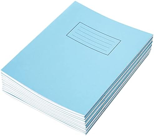 Sketching Lesson Book Silvine Exercise Book A4 Ruled With Margin Purple (10 Pack) EX111 Blue Book