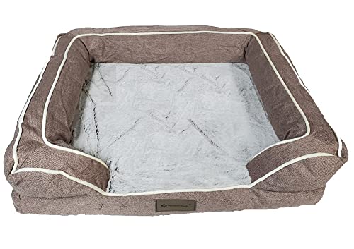 Member's Mark Sofa Pet Bed in Brown 34.5in X 26.5in X 9in