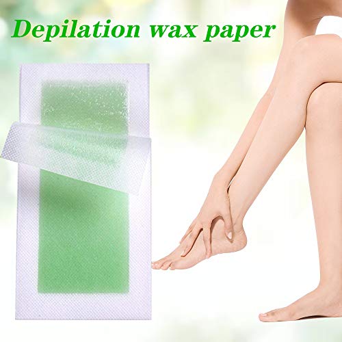 Wax Strips Hair Removal, 40 Strips Wax For Legs, Arms, Underarm And Bikini Areas, Natural Plant Wax Strips For Women And Men-All Skin Types #TOP3