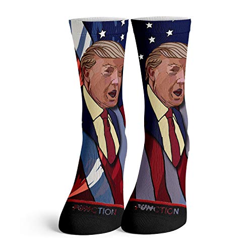 Function -Donald Trump Funny Maga 2024 Adult Crew Socks President USA3
