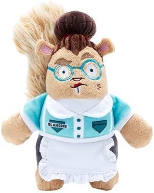 Bark Ms. Blanche the Lunch Lady Dog Toy - Tan/Blue Tan