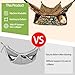 kathson 5 PCS Guinea Pig Hammock Set, Washable Rat Hammock, Guinea Pig Hideout Bed Soft Hamster Hanging Tunnel Mats Small Pets Cage Accessories for Chinchilla, Sugar Glider, Squirrel(Green)