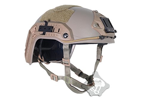 FMA Maritime Tactical Protettivo ABS Plastica Casco DE Tan Per Airsoft Paintball (M/L (53-57cm))