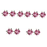 Parliky 10 pcs Candle Decoration Greenery Garland Flower Center Decorative for Home Holder Party Hol