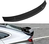 time secret Rear Spoiler Wing Fit for Hyundai Sonata 2020 2021 2022 2023 2024 SE/SEL/Sport/N Line/Limited/Sonata Hybrid, Gloss Black Rear Trunk Spoiler Wing LID