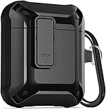 Wonjury Upgraded Armor [Secure Lock] Airpod Case,Shockproof AirPods Cover Cool iPod Case Designed...