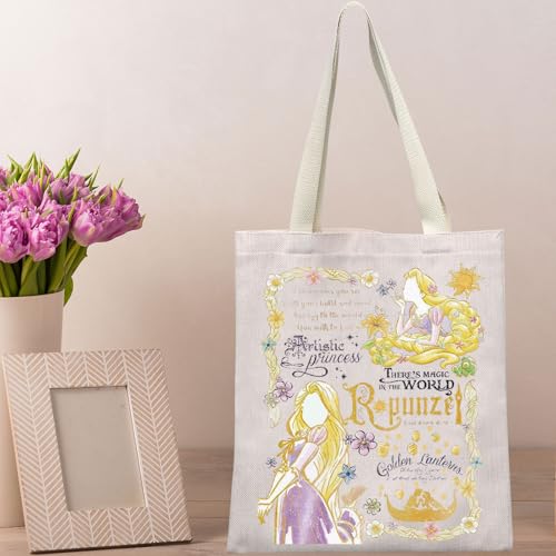 BWWKTOP Princess Tote Bag Princess Lover Gifts Princess Canvas Shoulder Bag miniatura 6