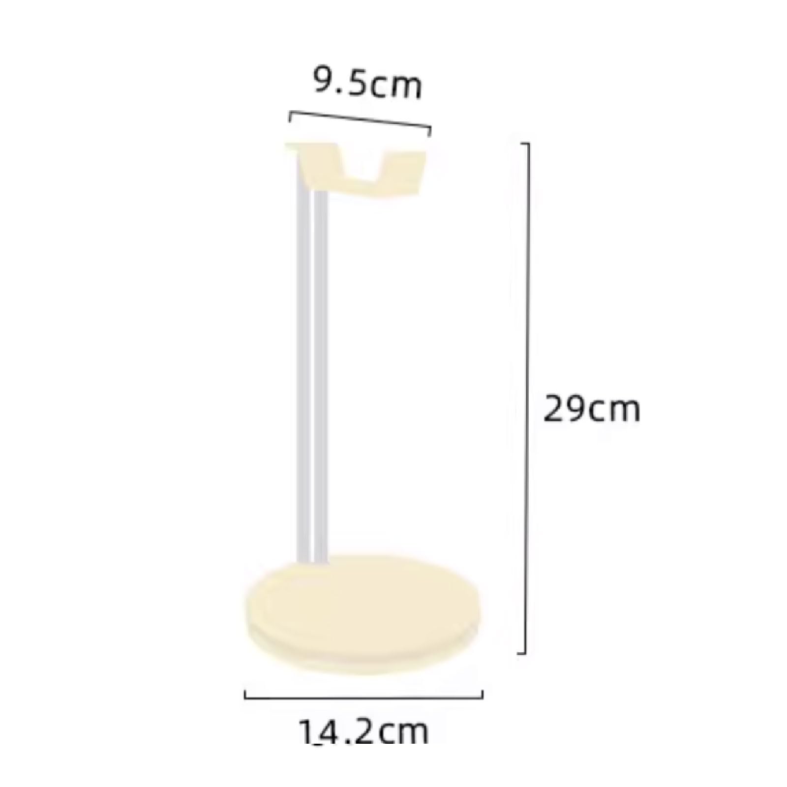 TOMRAIN Supporto Universale per Cuffie, Gancio per Cuffie, ripiano espositivo per Supporto per Cuffie da Tavolo con Base Antiscivolo sopra l'orecchio Rack per Cuffie per PC