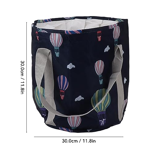 Spa de pies plegable portátil con asa color azul navy miniatura 3