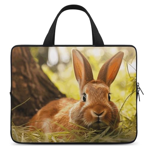 Sac ordinateur 13 pouces bandoulière motif herbe pour éviter les rayures