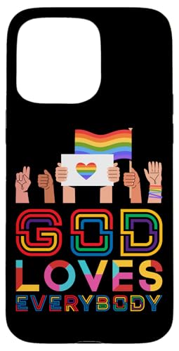 God Loves Everybody Gay Christian ���C���{�[�~�[�� �X�}�z�P�[�X iPhone 15 Pro Max �p