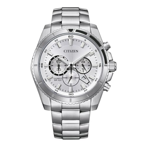 Citizen Men’s Chronograph Watch Steel Silver AN8200-50A