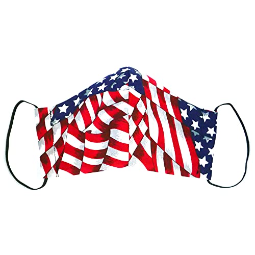 Perri's �y���[�Y MSK-908 WASHABLE COTTON FACE MASK X-SMALL USA FLAG �T�C�Y�FX-�X���[�� �J���[�FUSA�t���b�O