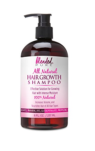 Natural Hair Growth Shampoo, Hair Loss Treatment for Women, Essential Oils Hydrate Hair, 8 fl oz