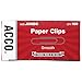 ACCO Paper Clips, Jumbo, Smooth, 100 Clips/Box, 1 Box (72580)