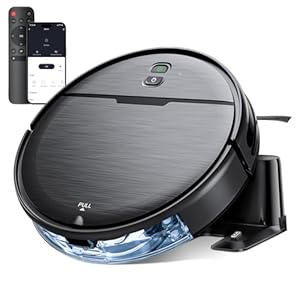 Robot Vacuum and Mop Combo, 2 in 1 Robotic Vacuums Cleaner with WiFi/App, Robot Vacuum with Water Tank, Strong Suction, Schedule, Self-Charging, Quiet, for Hard Floor, Pet Hair, Low Pile Carpet