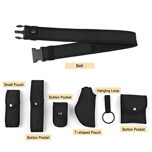 Lixada Duty Belt Modular Equipment System Security Utility Duty Belt With Components Pouches Bags Holster Gear For Law Enforcement Guard Security Hunting #TOP3