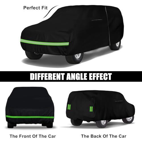 6 Layers Waterproof Car Cover Replace for 1993-2010 Jeep Grand Cherokee by sportuli - Used condition - Image 4