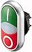 Produktbild Eaton 216700 Doppeldrucktaste, Leuchtmelder, grün I/weiß/rot 0