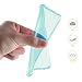 Cadorabo Funda para Sony Xperia M4 Aqua en Transparente AZÚL - Cubierta...