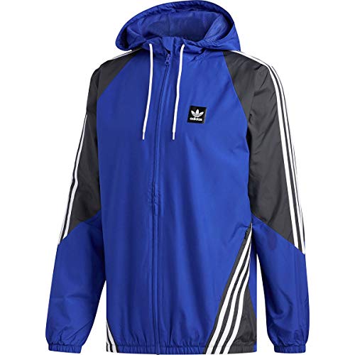 Adidas Originals Men's Insley Jacket, Active Blue/Dark Heather/Solid Grey/White, Small #TOP15