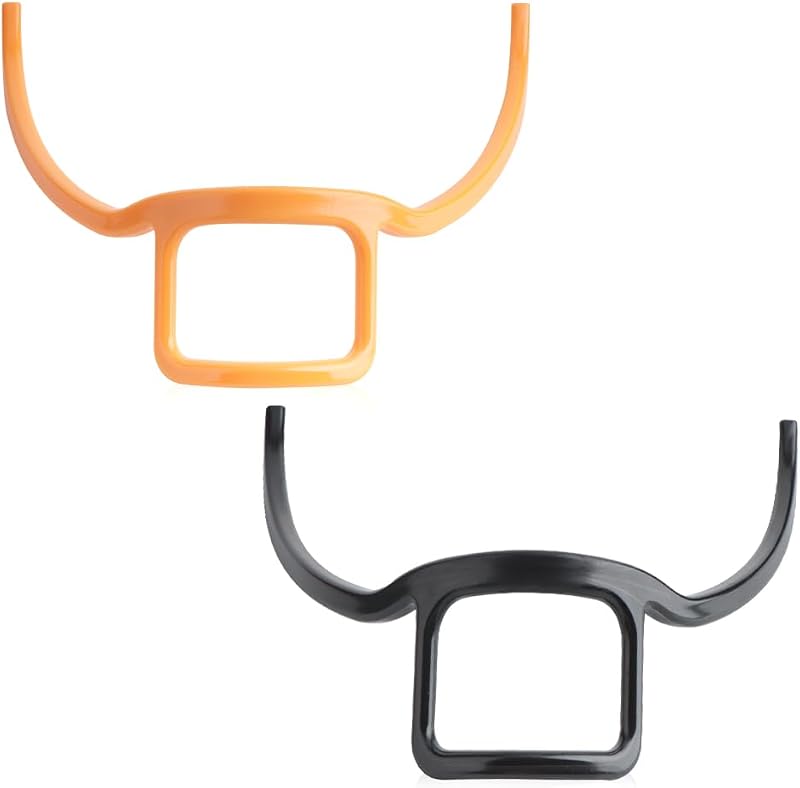 LIUZONGIN Modelador de Barba e Ferramenta para Contorno da Linha do Cabelo, Preto e Laranja, Pacote com 2