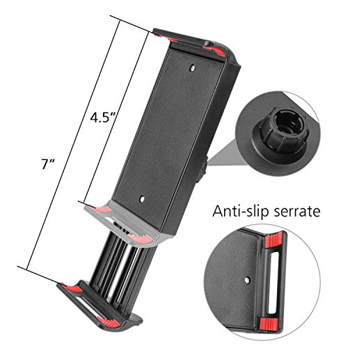 Overhead Phone Mount Stand Chromlives Phone Video Stand Articulating Arm Phone Mount Table Top With Base Adjustable 360° Cell Phone Tablet Holder Mount Desktop Compatible With Phones, Tablets, Ipad #TOP3