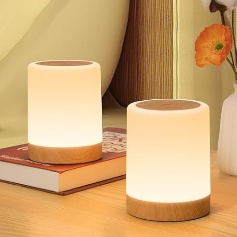 Bonsery Lampe de Chevet USB Rechargeable Cover