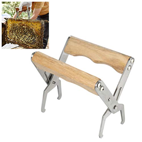 Uyuke Beehive Stainless Steel Frame Gripper Frame Lifter Frame Holder Beekeeper Supplies