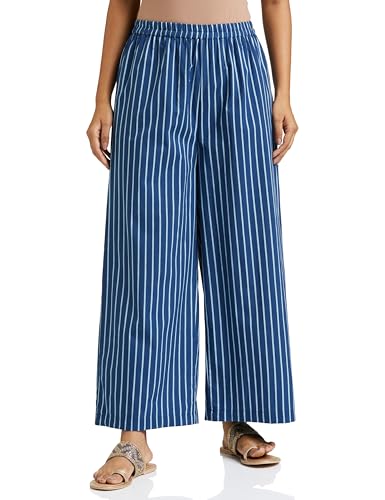 Amazon Brand - Myx Women Cotton Relaxed Fit Palazzo (Available in...