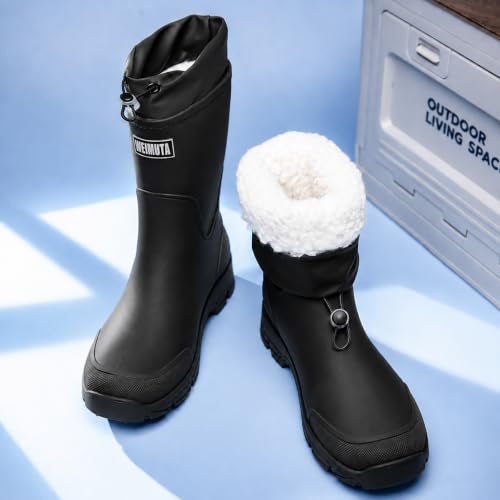 Image of WOWSTICK Waterproof Rain Garden Boots for Men and Women Mid-calf