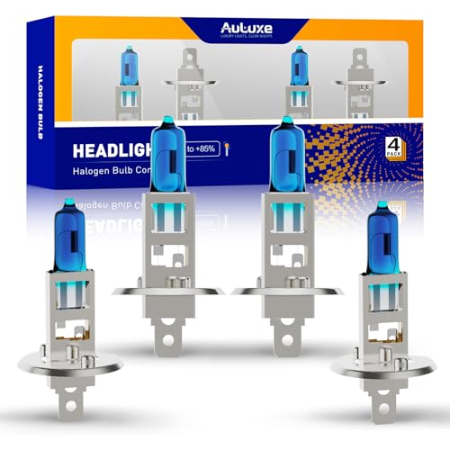 Image of Compatible with HONDA CR-V CRV 2005-2006 Halogen Headlight Bulb Combo - 185% Brighter 5000K White High /Low Beam, Plug and Play, 4-Pack
