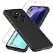 Produktbild LYJERRY Handyhülle Schwarz hülle stoßfest Kompatibel mit Xiaomi Redmi 14C /Redmi 14 C,1Pcs Hülle mit Schutzglas,Schutzhülle Bumper Cover hülle silikon für Xiaomi Redmi 14C Displayschutzfolie