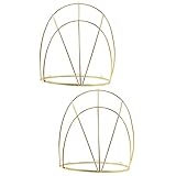 COSMEVIVI 2個 王冠 スケルトン ヘッドバンド ヘッドウェア メイキング フレーム 中国 伝統的 王冠 フレーム 伝統的 髪 王冠 フレーム 古代 髪 王冠 メイキング フレーム 古代 髪