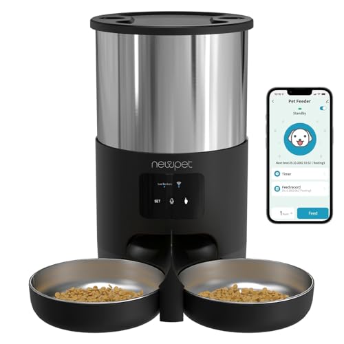 Comedouro para Cães, Comedouro para gatos, Alimentador Automático...
