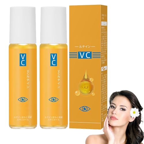 Vc Lutein Anti-Rides Huile,Hanjilian Anti Wrinkle Serum,Vc Anti-Wrinkle Eye Serum Oil,Améliore les Poches Sous les Yeux et les Cernes, Convient Aussi Bien aux Hommes Qu'aux Femmes