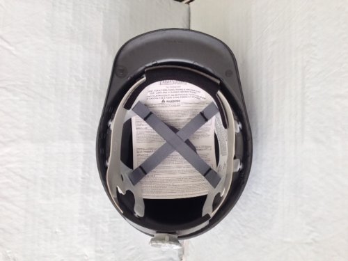 Fibre-Metal Hard Hat Injection Molded Roughneck Fiberglass with 8-Point Ratchet Suspension, Black, Medium