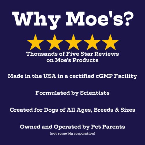 Moe's Glucosamine Dog Joint Supplement + Glucosamine, Chondroitin, Hyaluronic Acid, Vitamin C, E – Bone Health - Joint… - Image 2