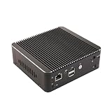 Micro Firewall Appliance, Mini PC, PFSense, Mikrotik, OPNsense, VPN, Router PC, Pentium Gold 4417U, RS34, 4 x 2.5GbE I226-V LAN, HDMI, DP, SIM Slot, Type-C, 8G RAM, 128G SSD
