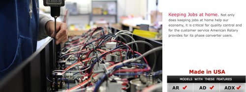 Rotary Phase Converter AD10F - Floor Unit 10HP Digital Controls Heavy Duty HD CNC| Can Start up to a 5Hp / 14 Amp 208-240v Load3