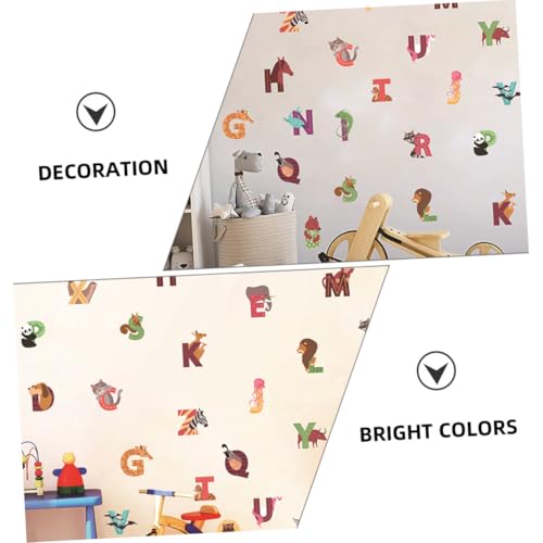 Calcomanías de Letras y Animales para Pared, Set 26 Piezas miniatura 3