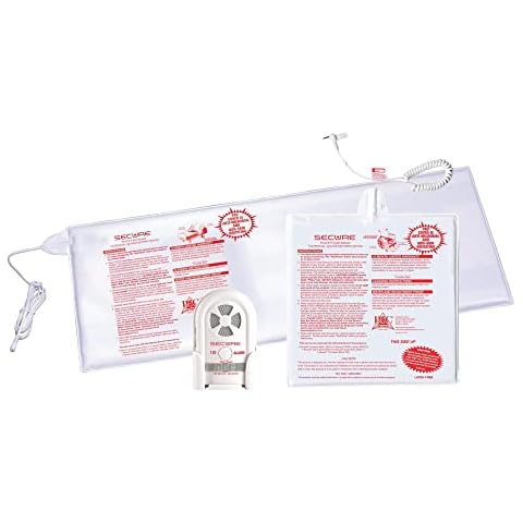 Secure Chair and Bed Alarm for Elderly Adults - Long-Term 12" x 30" Bed Sensor, 12" x 12" Chair or Wheelchair Sensor, Advanced Alarm Monitor - Bed Alarms and Fall Prevention for Dementia Patients Cover