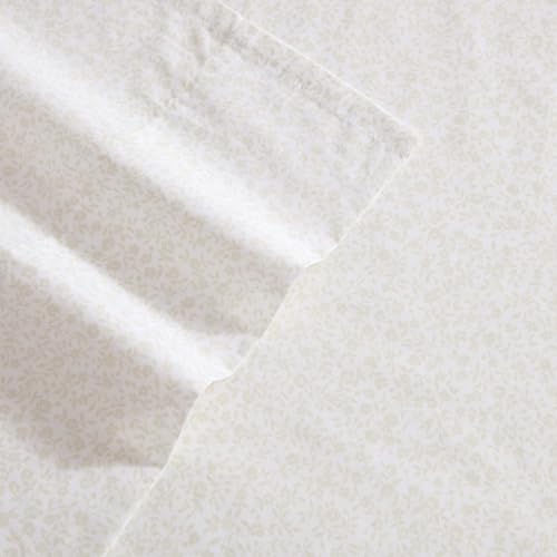 Image of Laura Ashley - King Sheet Set, Crisp & Cool Cotton Percale Bed Sheets, Deep Pockets, Bedding with Matching Fitted Sheet & Pillowcases (Chelsie Vine Yellow)