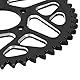 IUVWISN Dirt Bike Ritzel 48 Zähne Hintere Kettenritzel 420/48T für Surron Sur Ron Light Bee X S LBX Elektro Ebike Schwarz