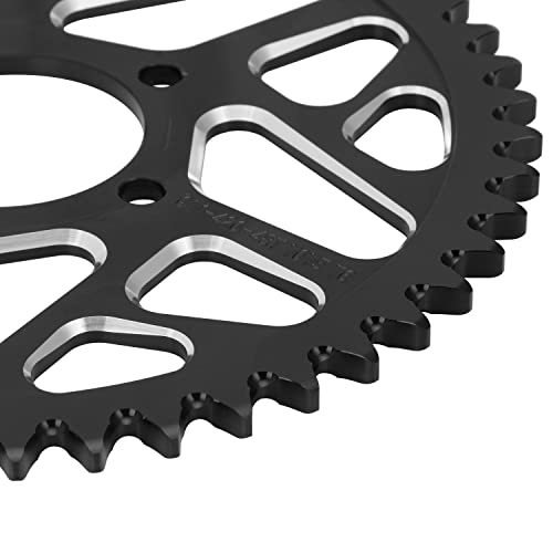 Image of 48T Sprocket CNC for Surron LBX Talaria Eride Pro SS 2.0 3.0 Rawrr Mantis, Electric Dirt Bike Chain Sprocket for Talaria Sting MX3 R MX4 Talaria XXX X3 E-Ride Pro SR S Sur Ron Black