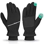 ihuan Winter Waterproof Gloves Ski for Women Men, Cold Weather Warm Thermal Touchscreen Snow Gloves for Running Cycling