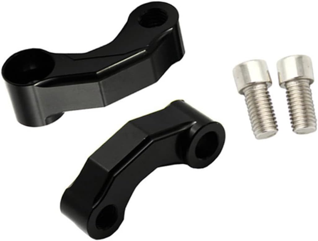 VALICLUD 2pcs Diy Motorcycle Rearview Mirror Extension Bracket Cnc Processed Motorcycle Mirror Brasket Random Color