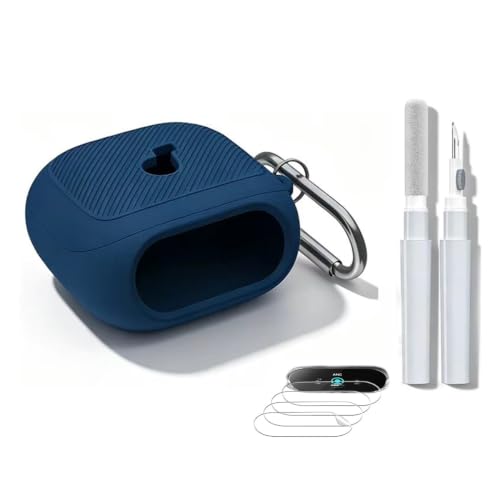 For Anker Soundcore Liberty 5 Pro �p �P�[�X �V���R�� ���C�����X �C���z���P�[�X anker soundcore liberty 5 pro �p �J�o�[ 1���t�B���� �J�o�[ �J���r�i�t��+�N���[�j���O�y���t�� �ϏՌ� 