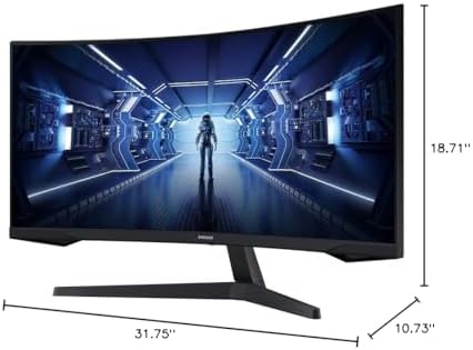 Samsung 34' Odyssey G5 Ultra-Wide Gaming Monitor with 1000R Curved Screen — view 11