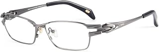 Men's pure titanium anti-blue light HD reader 1.56 aspheric resin lens reading glasses/anti-fatigue,01,+3.0